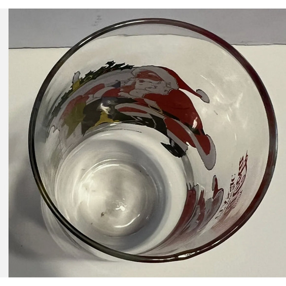Vintage  Coca Cola McCrory Stores Santa Claus Glass - Picture 6 of 8
